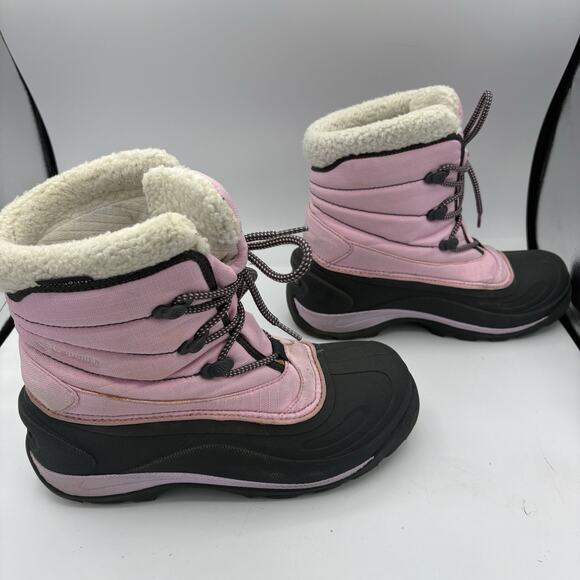 Columbia Snow Boots Womens Size 9 Cascadian Trinity Pink Insulated Winter C - Picture 7 of 9